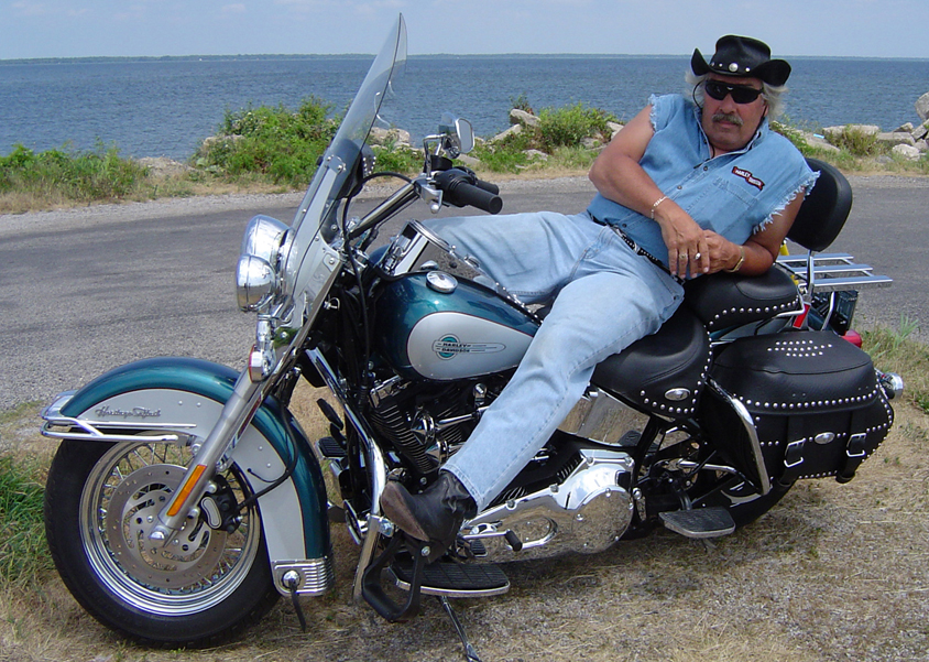 Patriotic Harley  Rider  Survival Minded Soul 